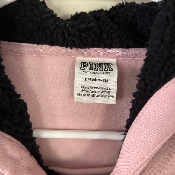 PINK Victoria's Secret Light Pink Hoodie Sweater - Picture 2 of 4